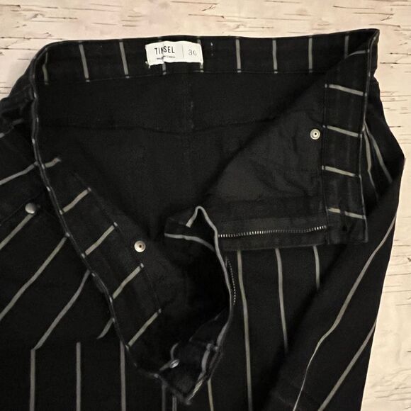 Tinsel pinstripe jean mini skirt - Picture 4 of 4